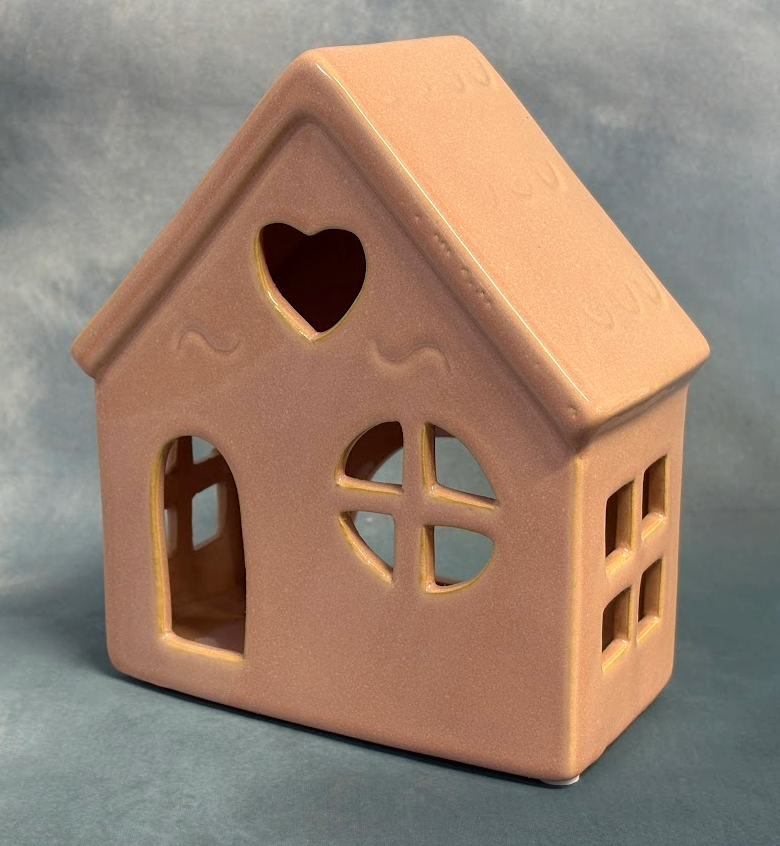 17cm Ceramic Pink House