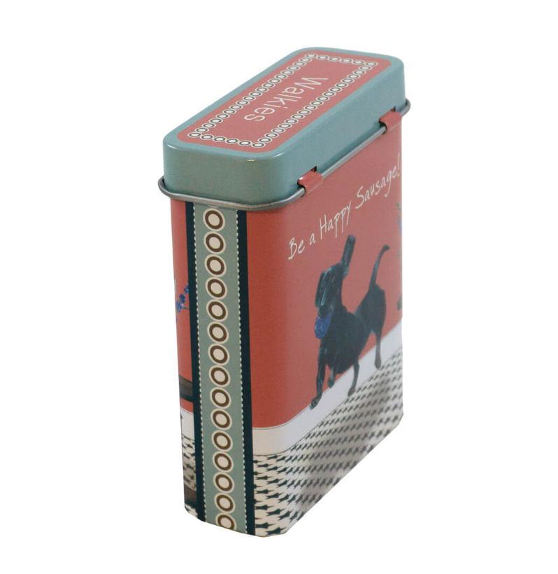 Be a happy sausage treat tin