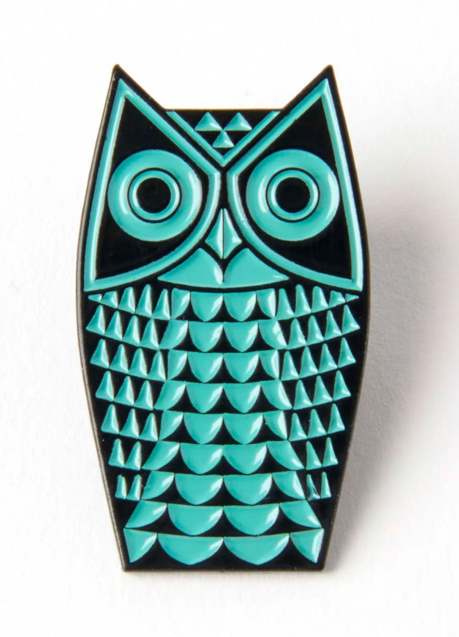 Hornsea Pottery x Magpie Owl Enamel Pin