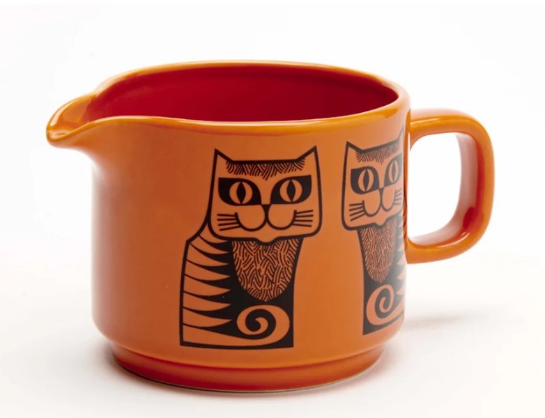 Hornsea Potteries x Magpie Orange Cat Jug