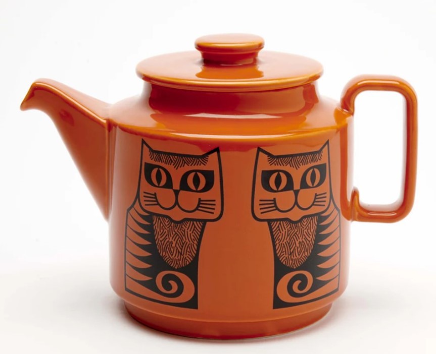 Hornsea Potteries x Magpie Orange Cat Teapot