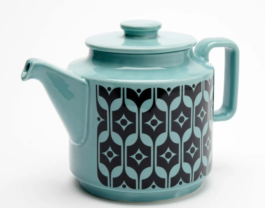 Hornsea Potteries x Magpie Teal Heirloom Teapot
