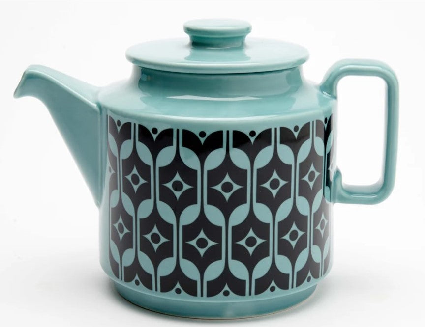 Hornsea Potteries x Magpie Teal Heirloom Teapot