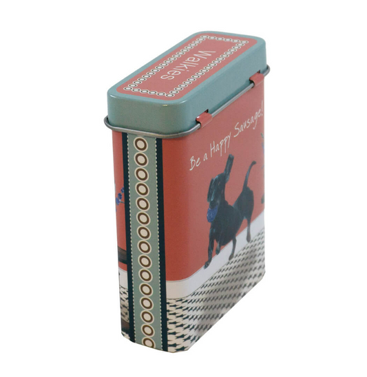 Be a happy sausage treat tin