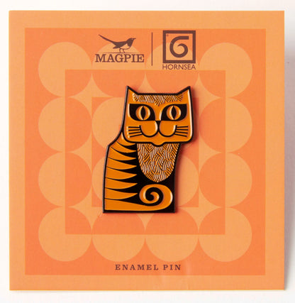 Hornsea Pottery x Magpie Cat Enamel Pin