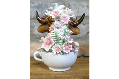 Highland Cow In Tea Cup