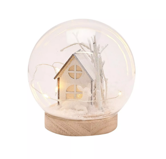 White Globe LED Decoration